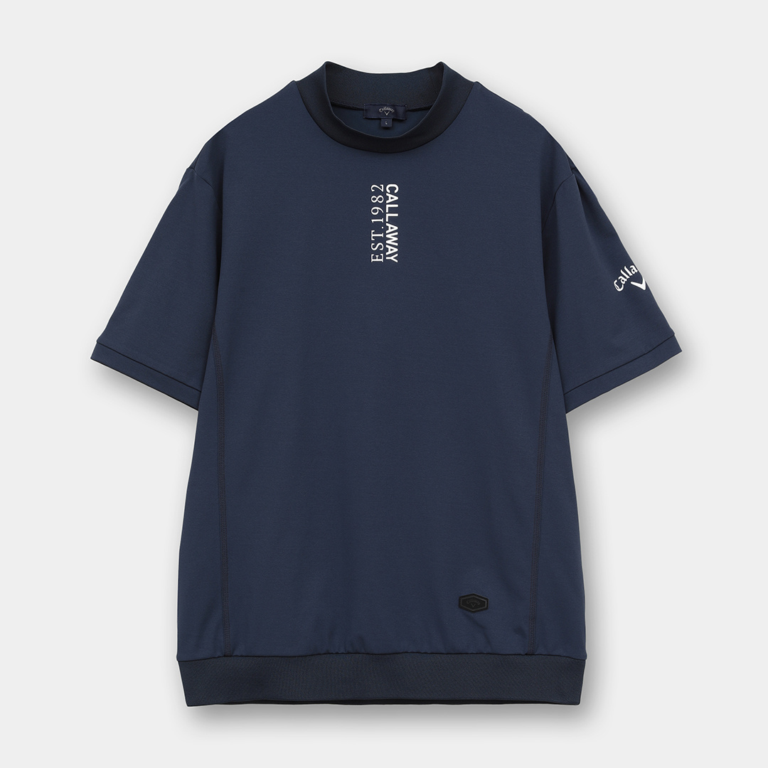 3℃裏クールリラックス半袖モックネック ※4Lサイズあり (MENS)
