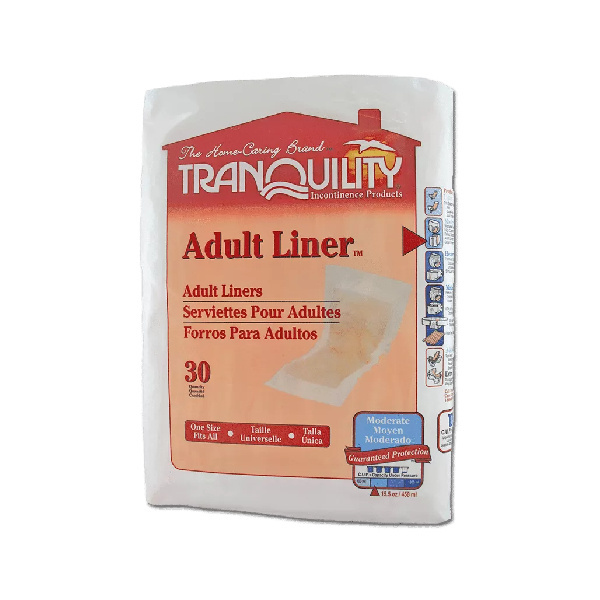 Tranquility Adult Liners - 120/case (TALC Health & Beauty Health Care Incontinence Aids) photo