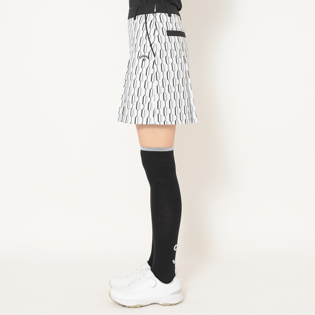 TOMORROWLAND .B ポリエステル ジオメトリックプリントスカート TOMORROWLAND .B（トゥモローランドビー）の「□ポリエステル