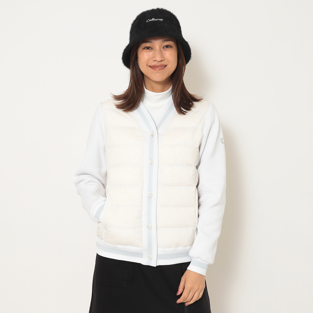 ニットドッキングダウンカーディガン (WOMENS)