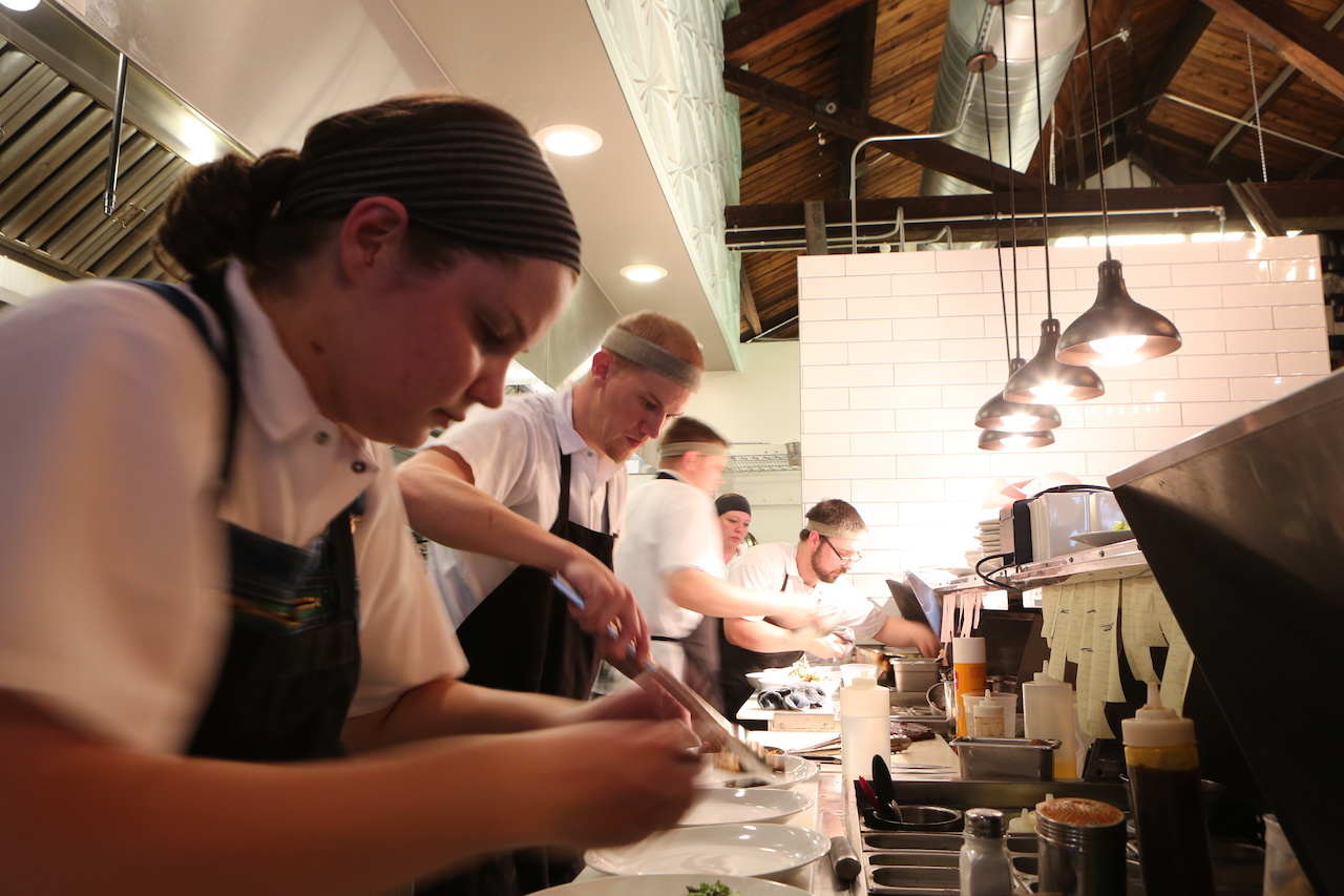 Sarah's skilled team on the line Sarah's skilled team on the line