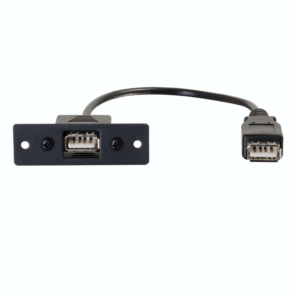 Wiremold Audio/Video Interface Plates (AVIP) USB A Female to USB A Female Adapter