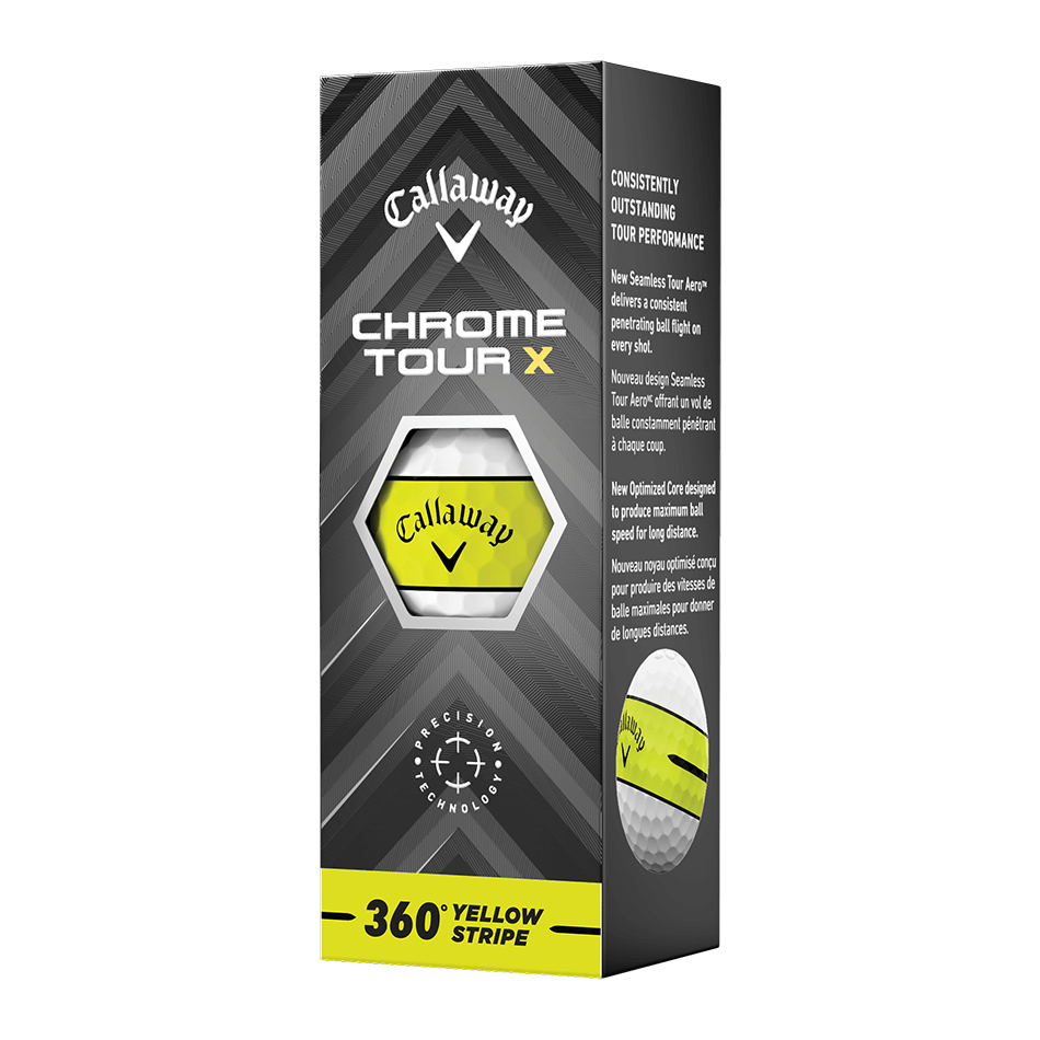 CHROME TOUR X 360° YELLOW STRIPEボール【数量限定】