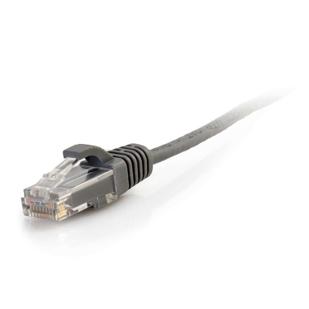 Cat6 Snagless Unshielded (UTP) Slim Ethernet Network Patch Cable - Gray