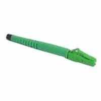 Splice-On connector for 3mm fiber with green boot