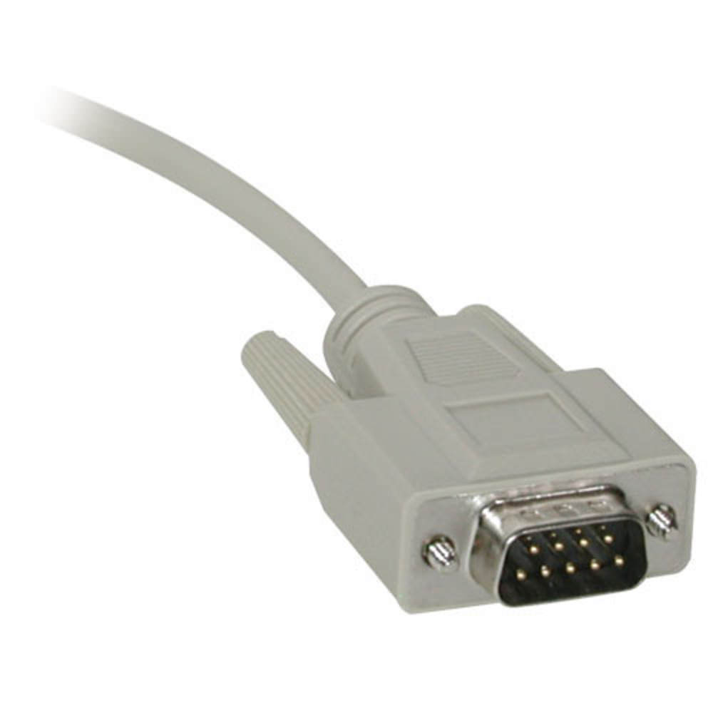 DB9 M/M Serial RS232 Cable - Beige