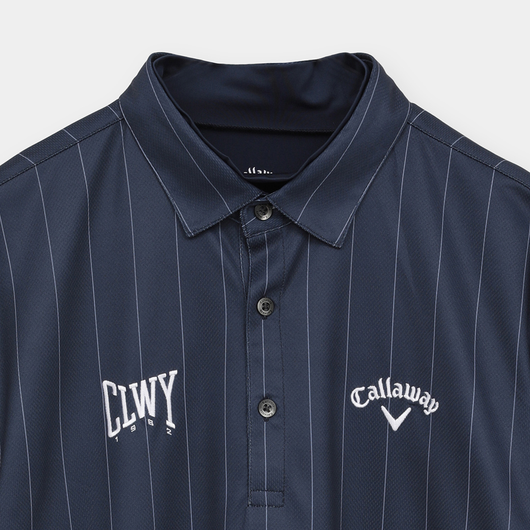 カノコストライプ半袖シャツセットインナー付き (MENS)