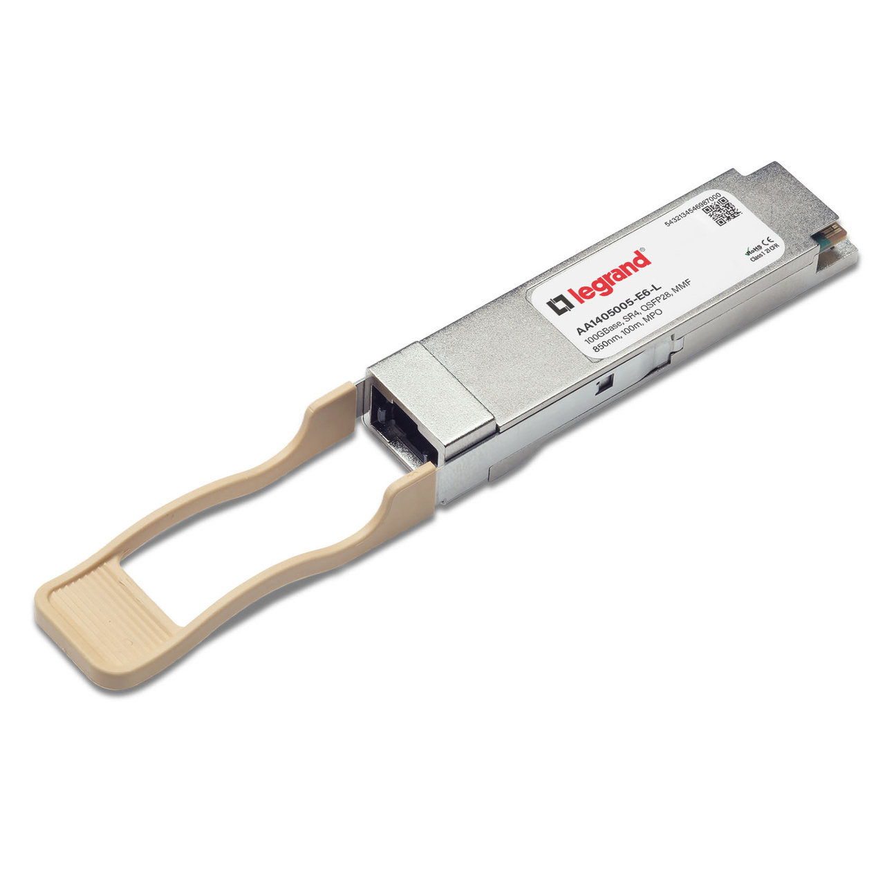Extreme AA1405005E6 Compatible 100GBaseSR4 QSFP28 Transceiver (MMF, 850nm, 100m, MPO/MTP, DDM