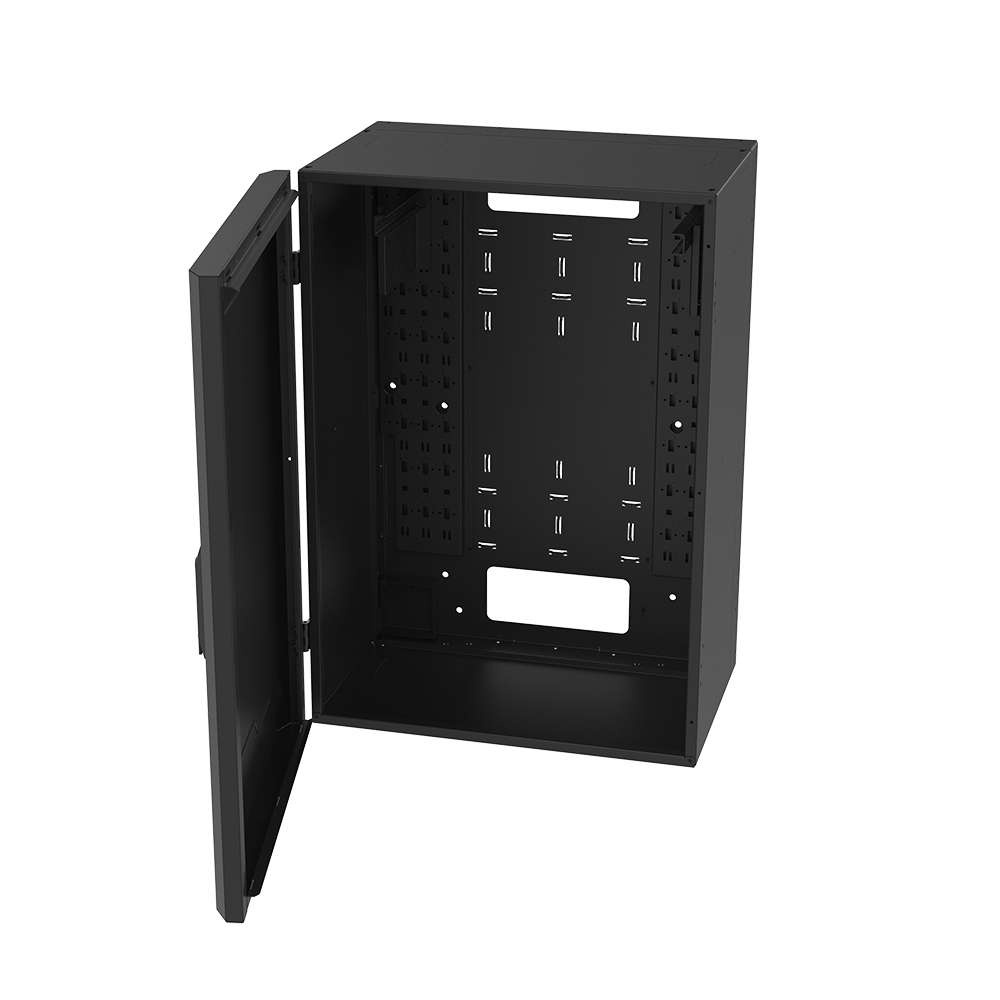 4RU Vertical Wall-Mount Cabinet with Full Door - 3Height