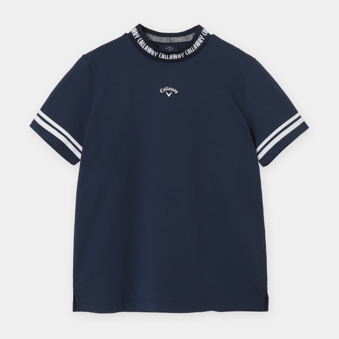 河本結プロ着用】UVカット裏クール半袖モックネックシャツ (WOMENS)