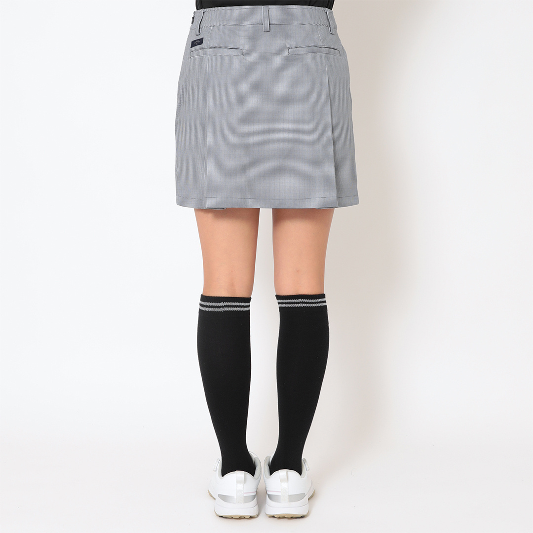 2WAYストレッチギンガム柄スカート (WOMENS)