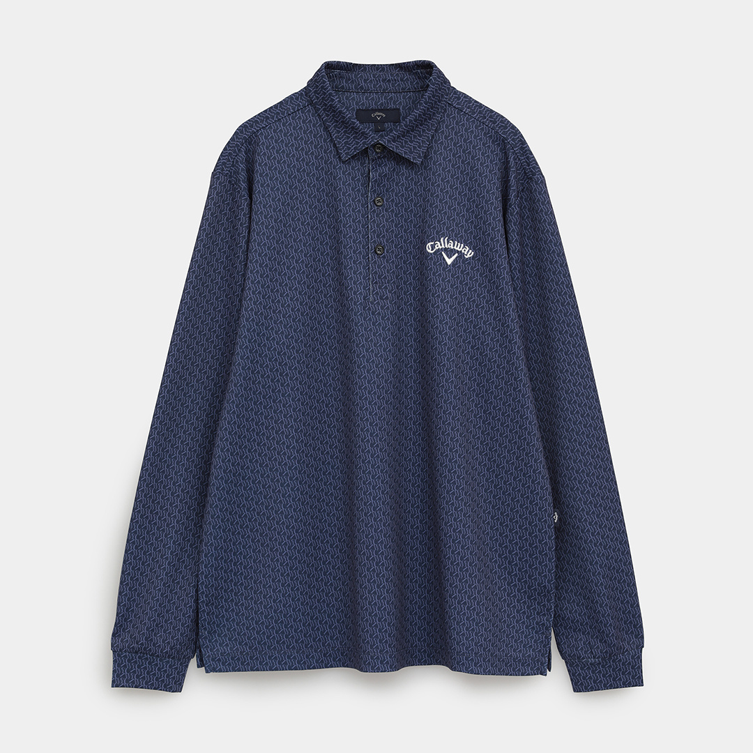 ロゴプリントオニカノコ長袖シャツ (MENS)