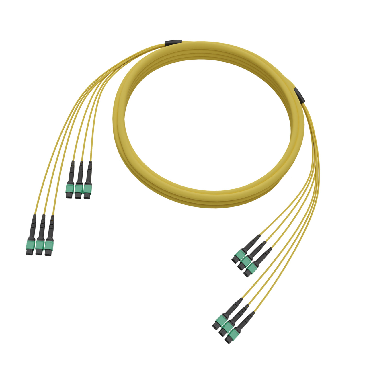 MPO-MPO 72F OS2 Angled Trunk top angle