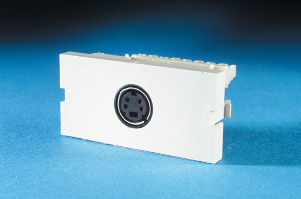 Series II, 1 Mini-Din Connector, 110 IDC termination, 180 degree