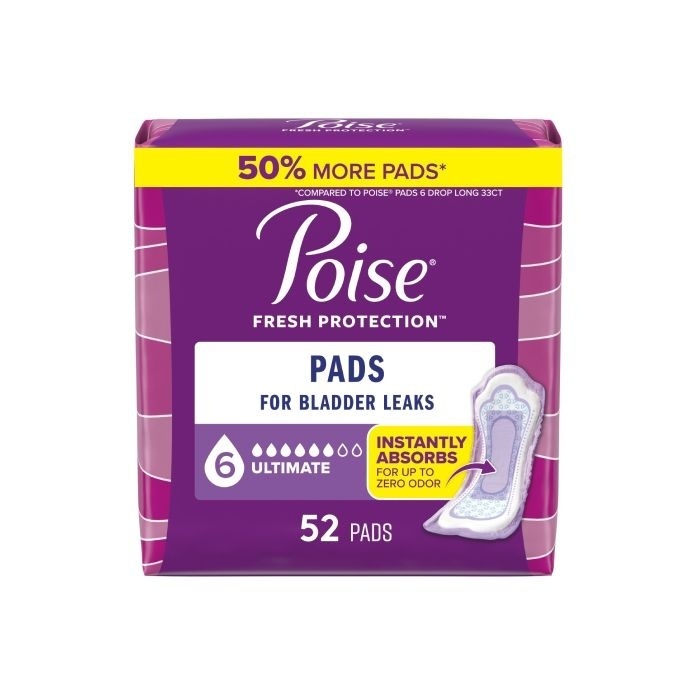Poise Ultimate Pads, 52/bag (POXUPT Health & Beauty Health Care Incontinence Aids) photo