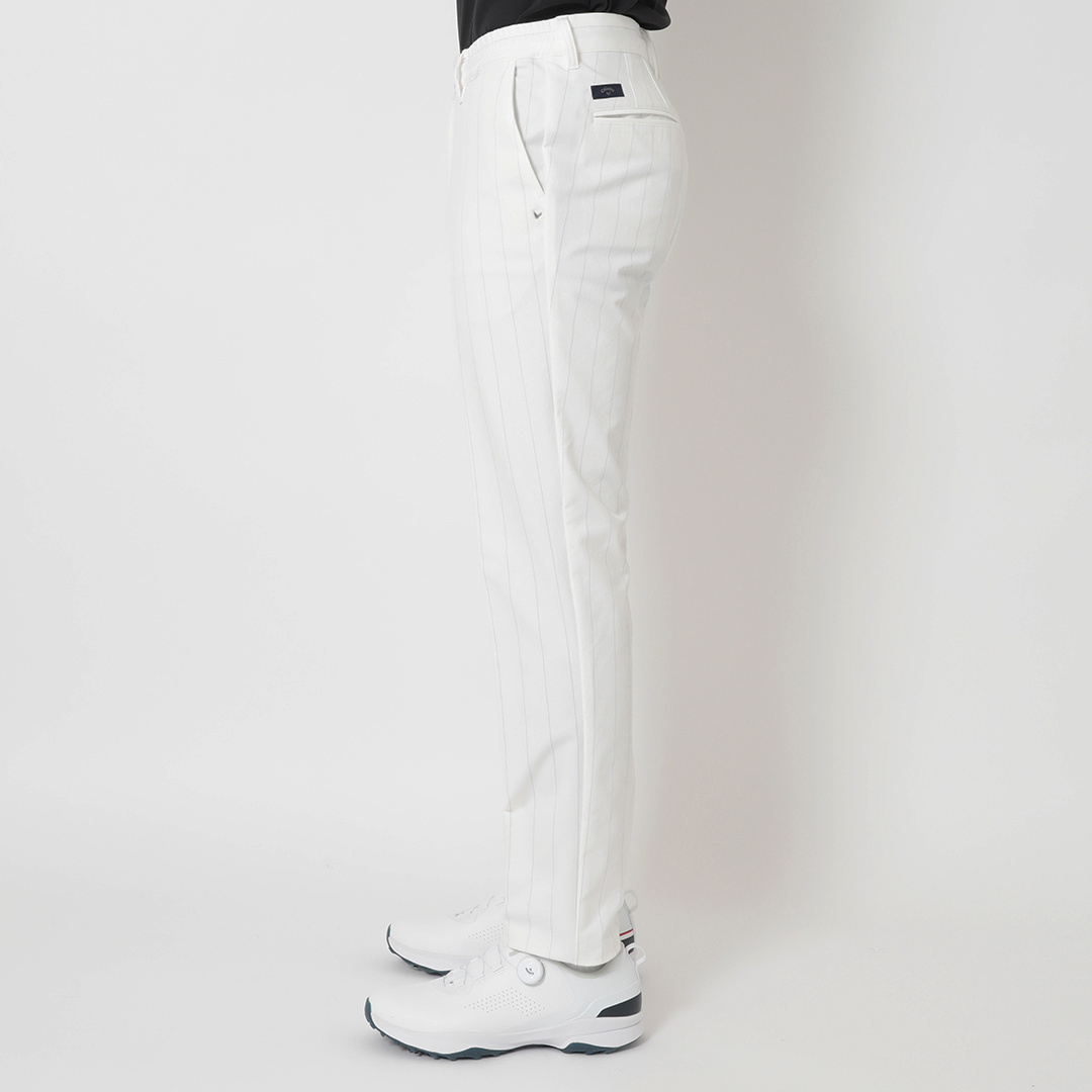 8WAYストレッチカルゼストライプパンツ (MENS)
