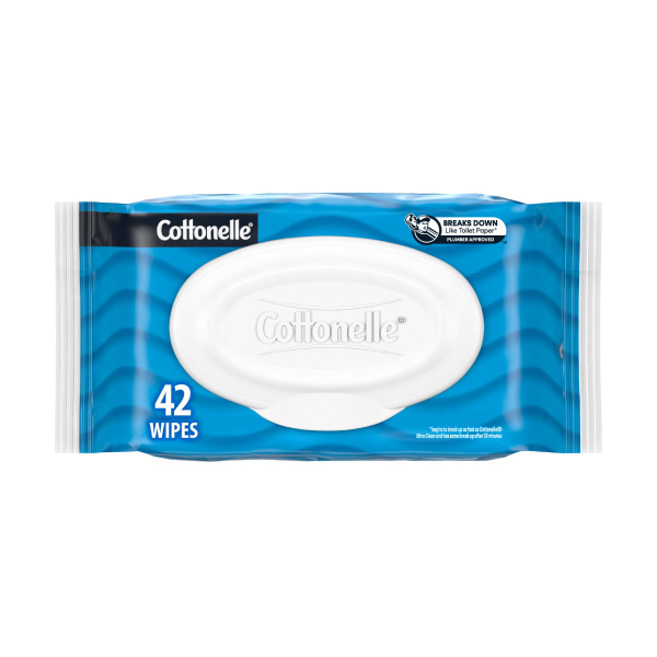 Cottonelle Flushable Wipes, 42/pack (KXCR1) photo