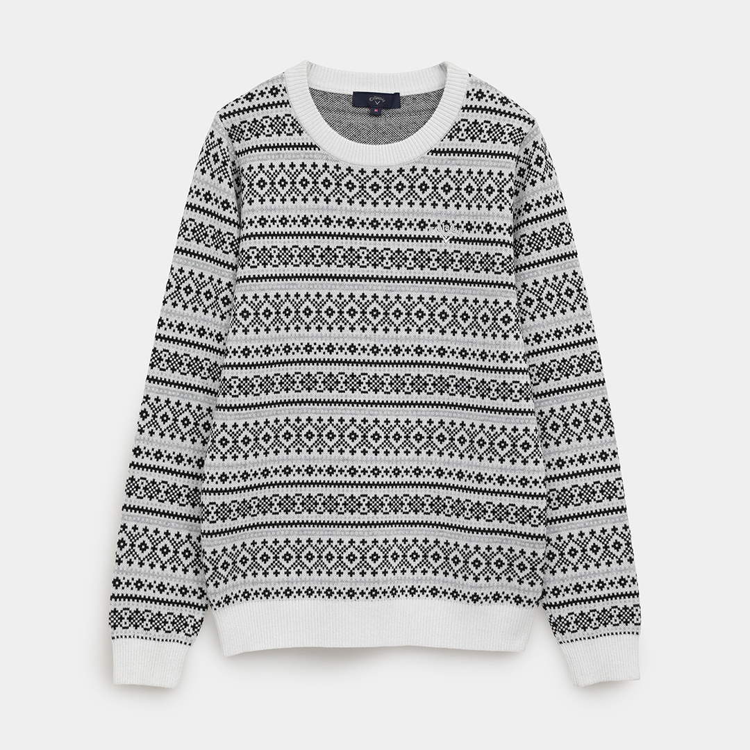 ノルディッククルーネックニット (WOMENS)