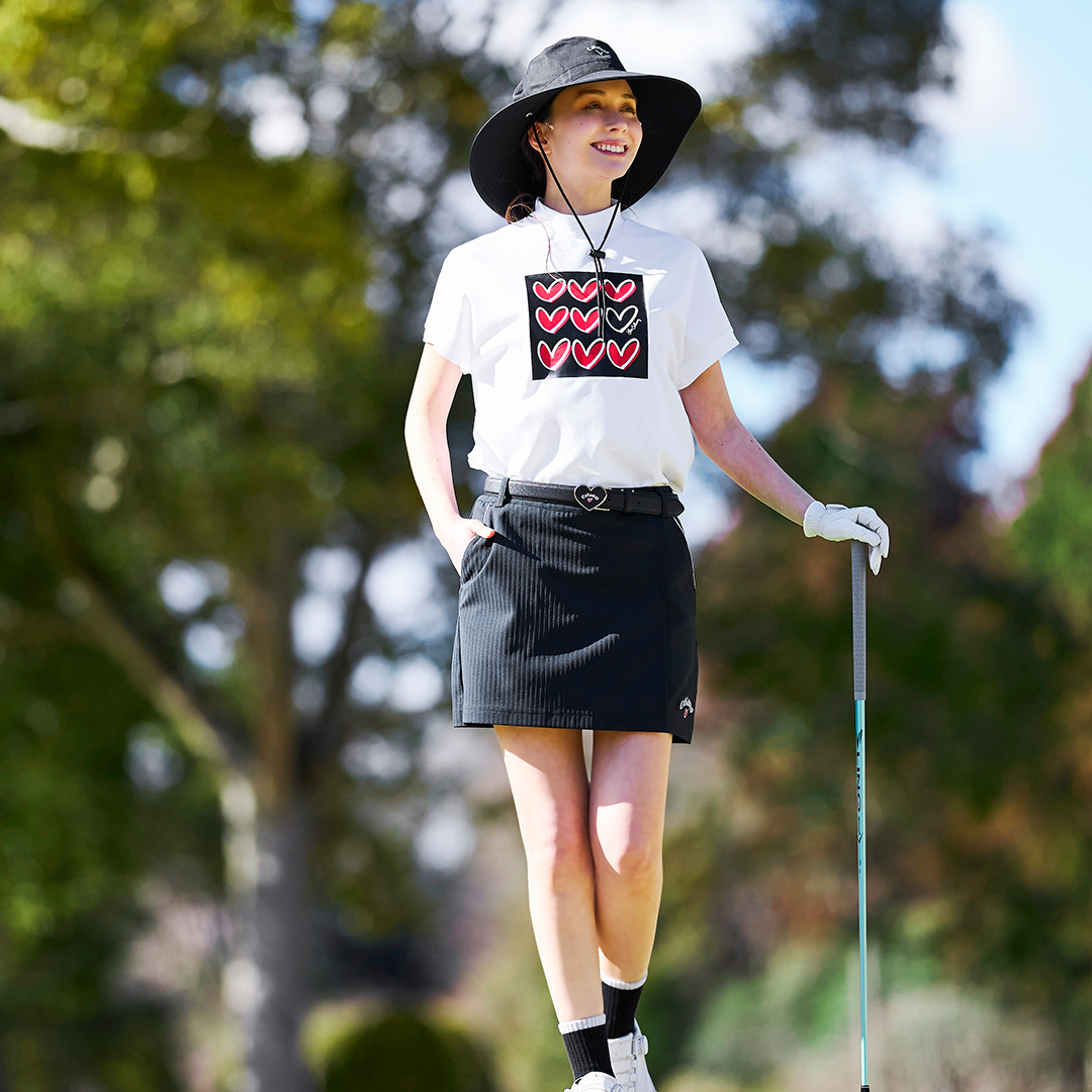 匿名配送　新品　LOVECallaway ゴルフスカート 黒 ストライプ 楽天市場】キャロウェイ（スカート｜レディースウェア）：ウェア