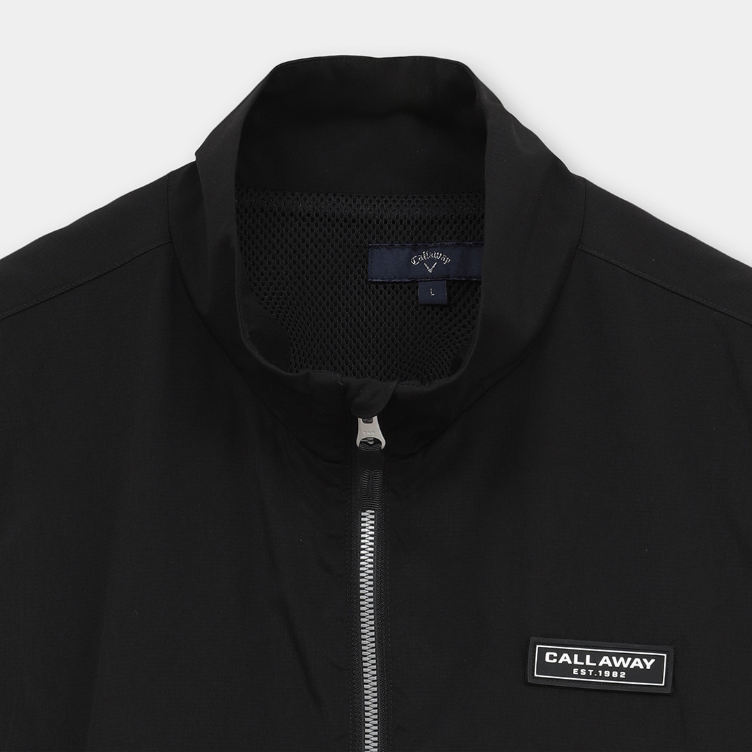 ストレッチ撥水フルジップベスト (MENS)