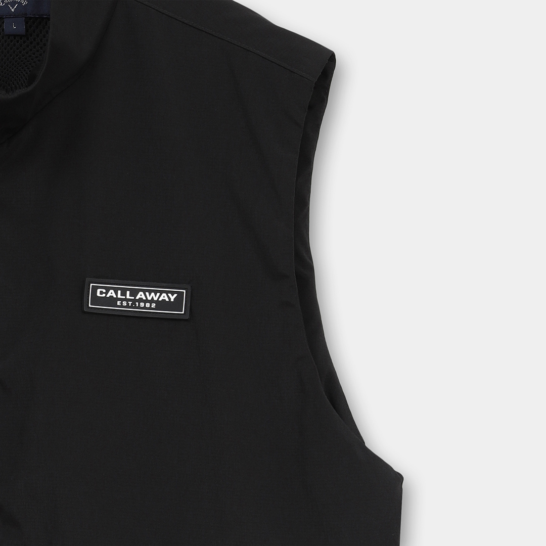 ストレッチ撥水フルジップベスト (MENS)