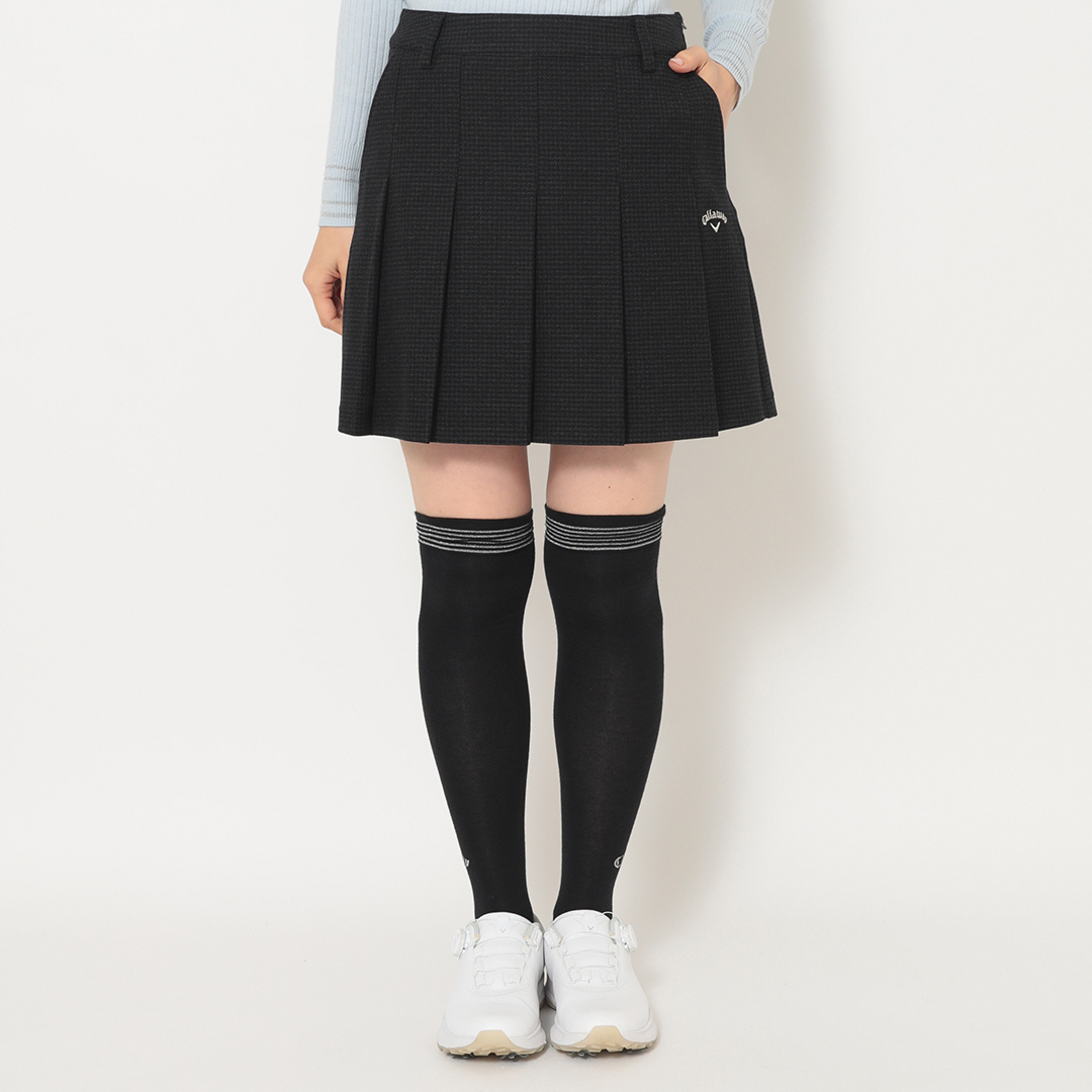 8WAYストレッチ千鳥チェックスカート (WOMENS)