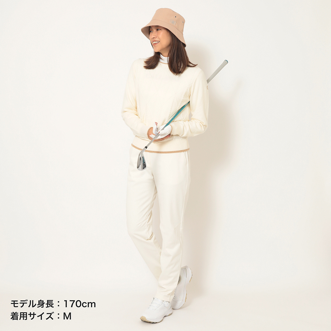ビックアーガイルカシミヤニット (WOMENS)