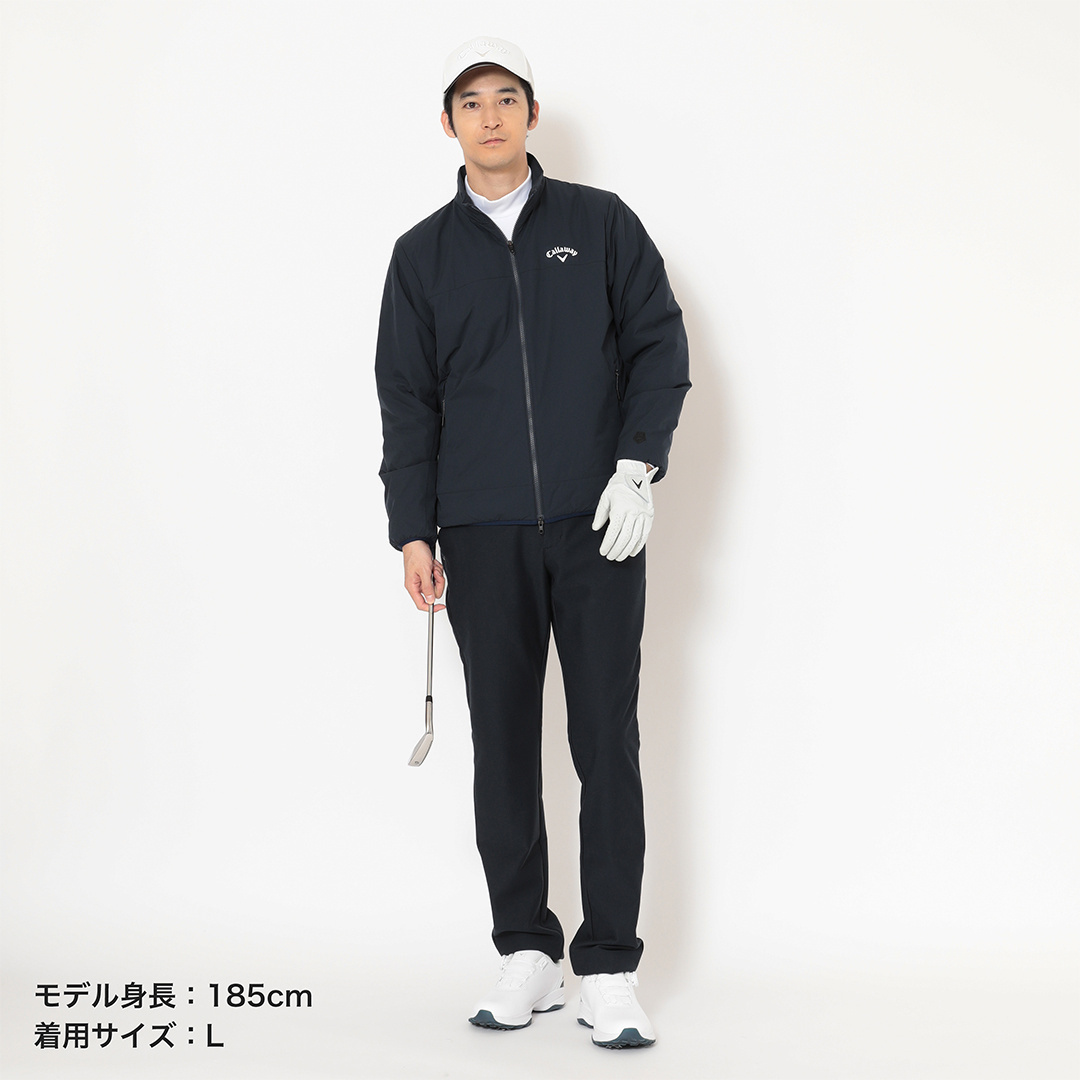 ポリエステルリップ撥水中綿ブルゾン (MENS)