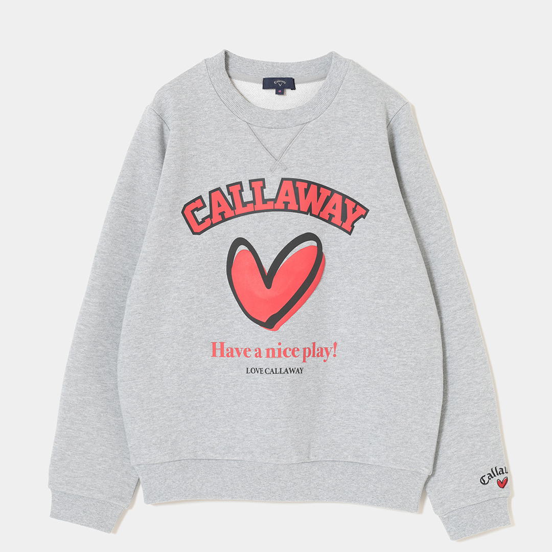 【新品】キャロウェイ／スウェット オンライン限定】ラブキャロウェイスウェットプルオーバー (WOMENS)