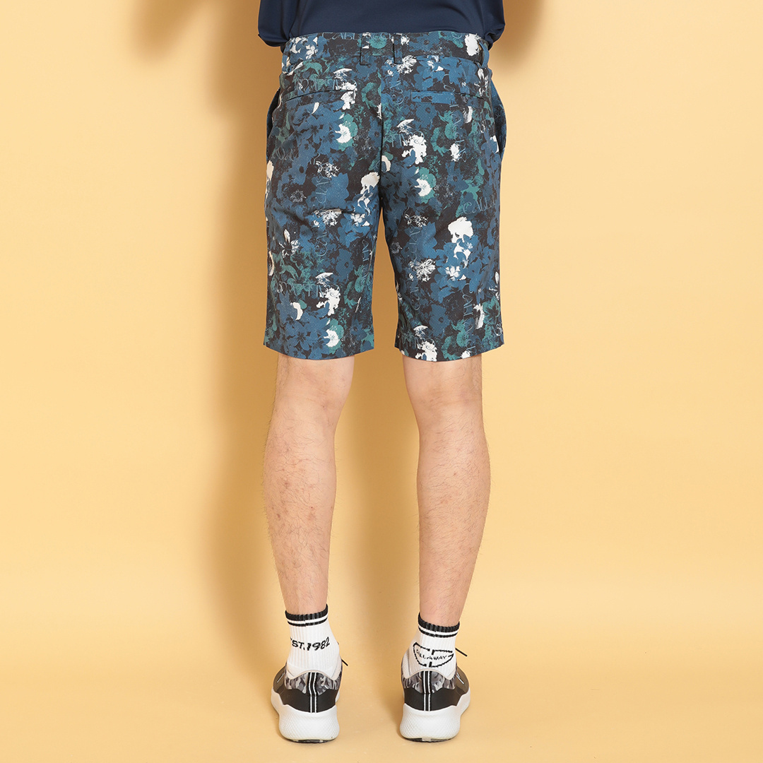 8WAYストレッチフラワープリントショートパンツ (MENS)