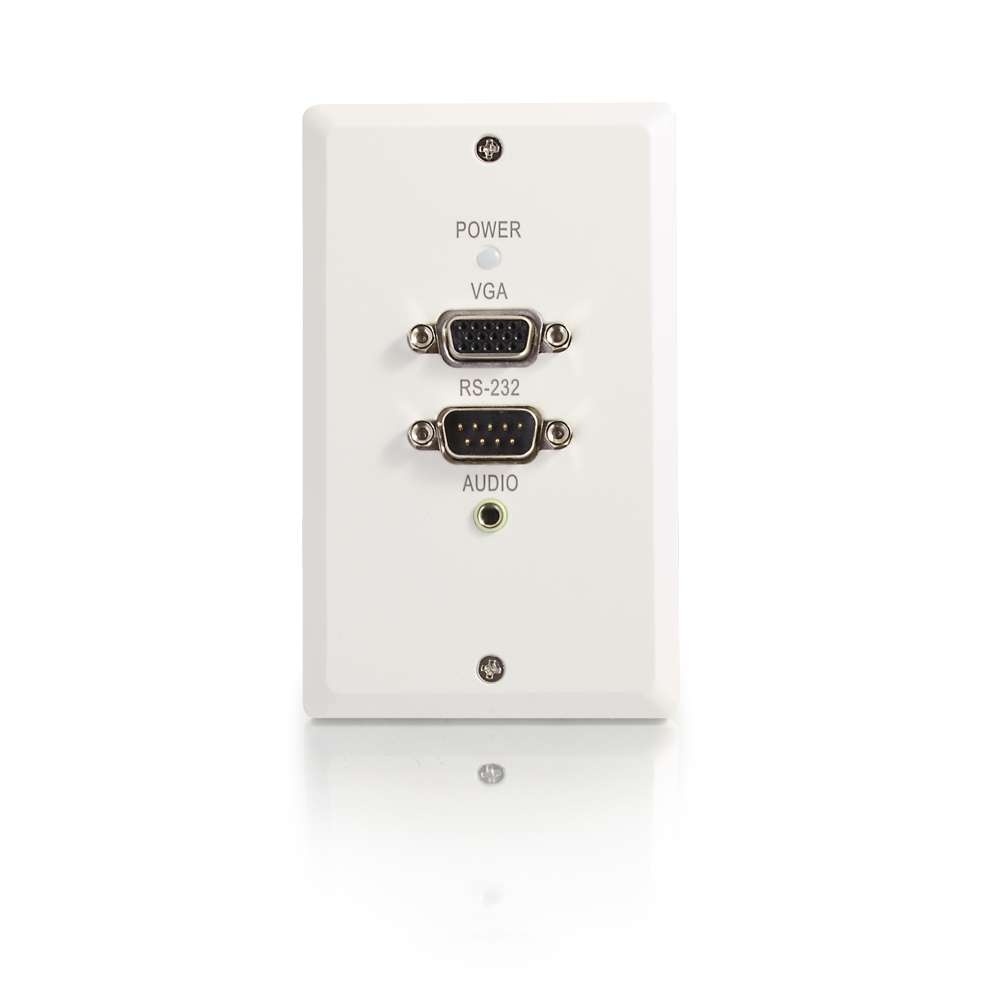 TruLink® VGA + Stereo Audio + Serial RS232 over Cat5 Extender Single
