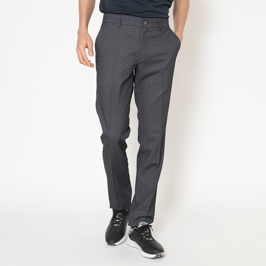 2WAYストレッチピケ千鳥柄テーパードパンツ (MENS)