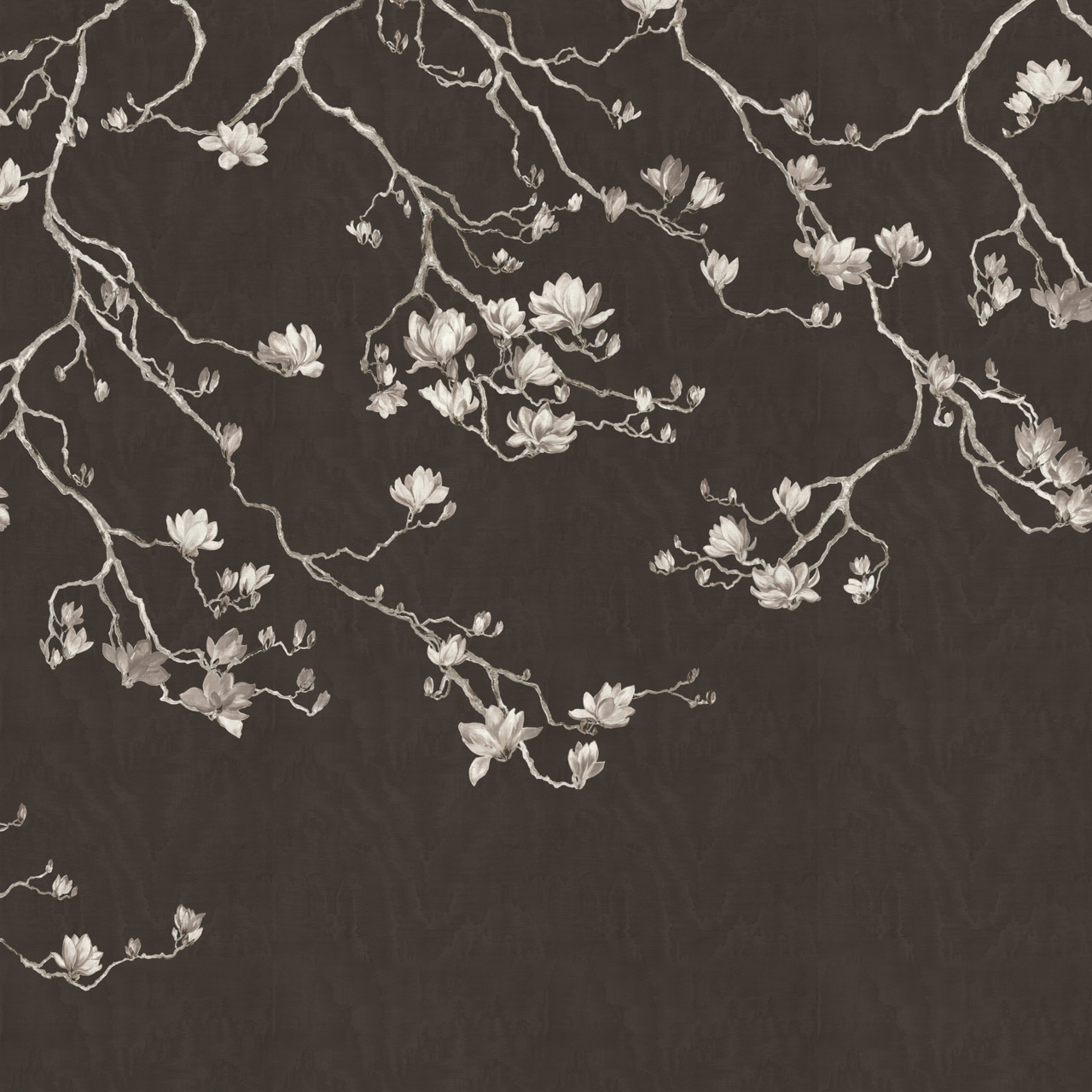 Blossom in Mink Shimmer on Vinyl Grand Moire | Phillip Jeffries