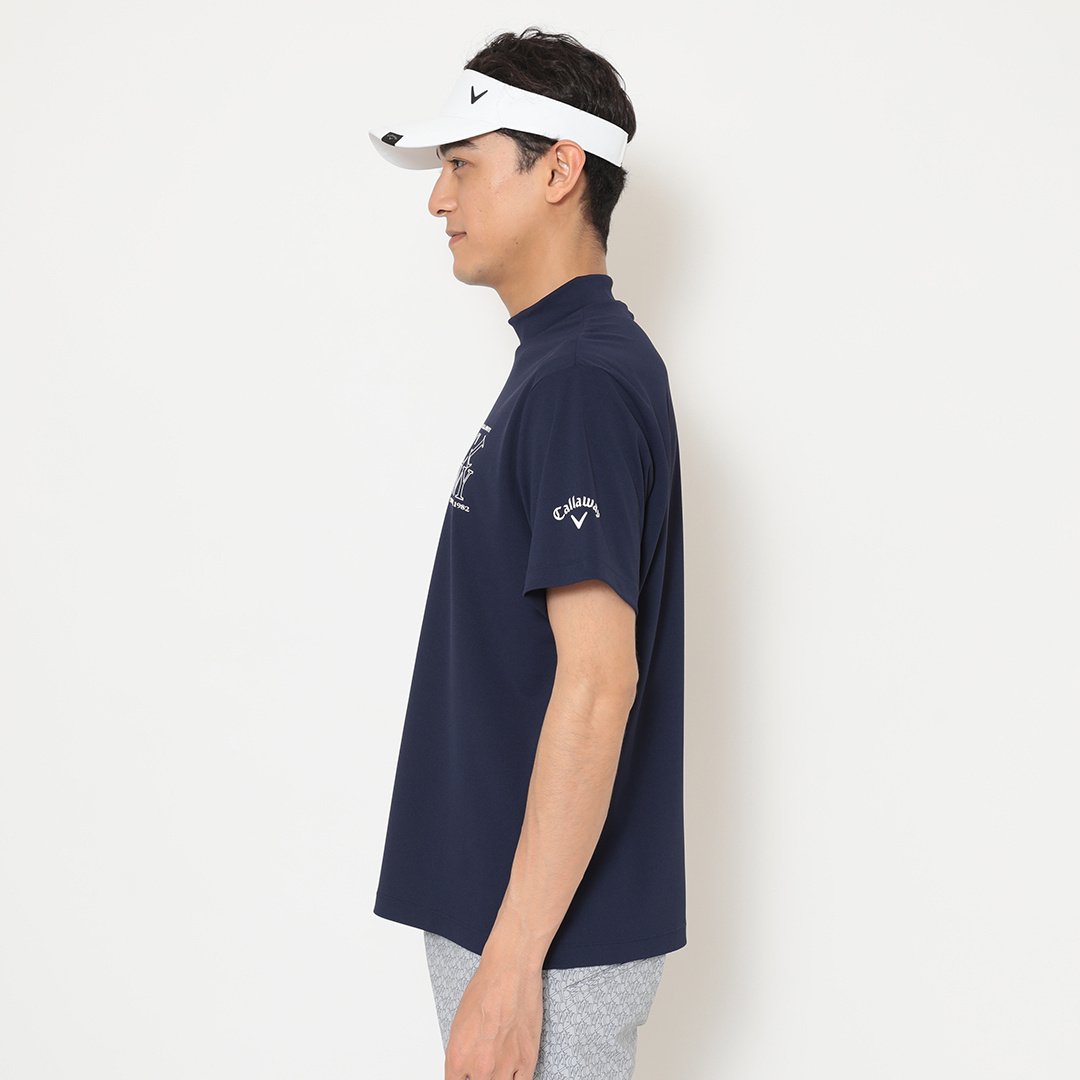 ハイゲージカノコモックネックシャツ ※4Lサイズあり (MENS)