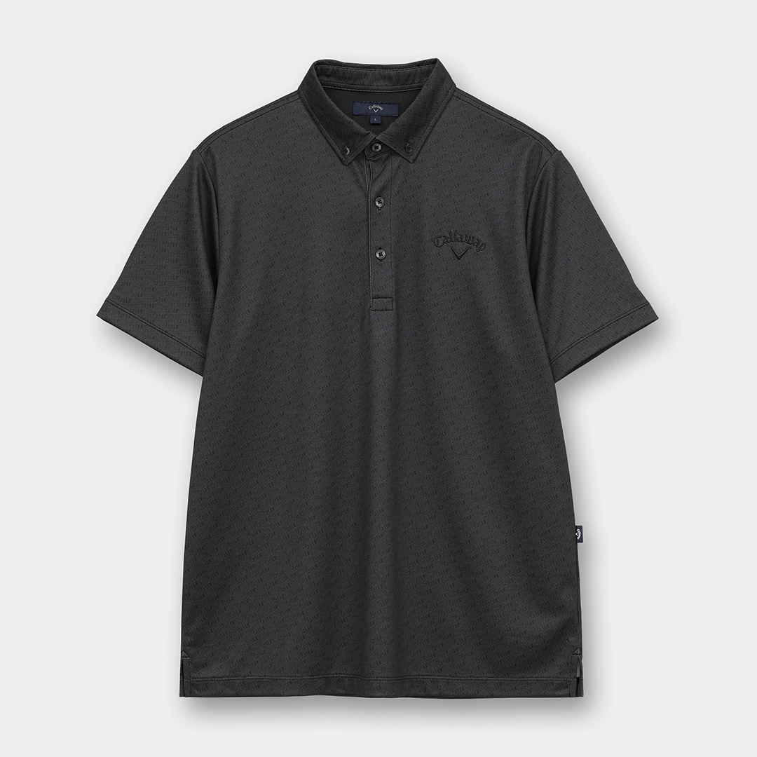 3℃裏クール総柄ボタンダウン半袖シャツ ※4Lサイズあり(MENS)