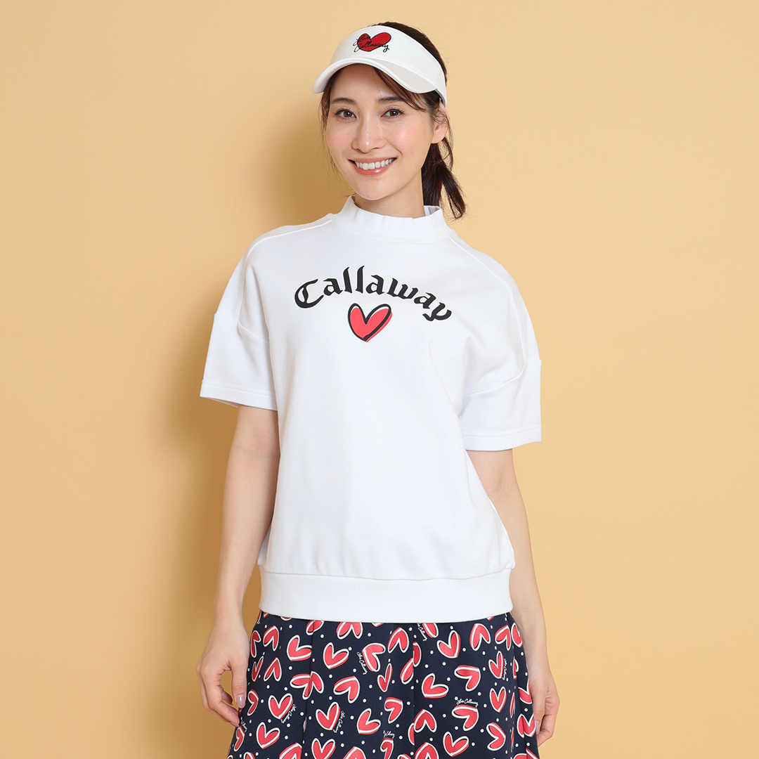 値下げ！キャロウェイ　Callaway 半袖スウェット キャロウェイ 【LOVE Callaway】半袖スウェット C25117222
