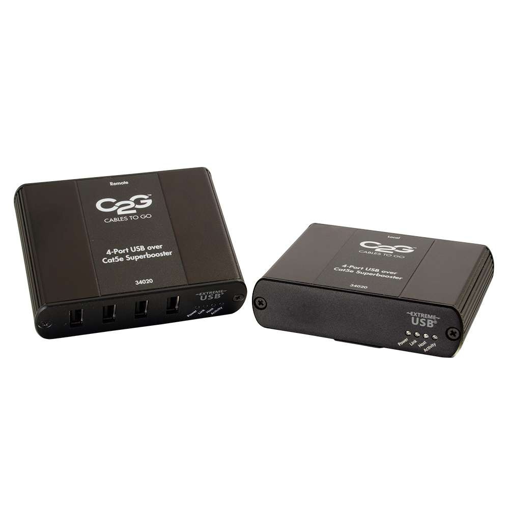 4-Port USB 2.0 over Cat5 Extender
