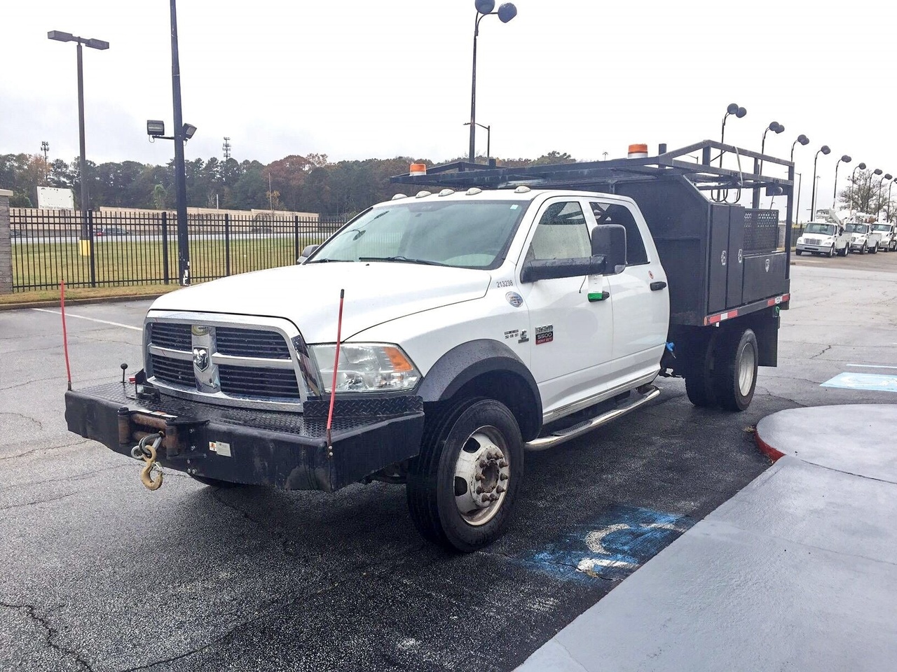 Flatbed Overhead Racks 2012 Dodge Ram 5500 4x4 Custom Truck One