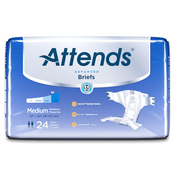 Attends Briefs, Ultimate, Medium - 48/case (ATDCMS Health & Beauty Health Care Incontinence Aids) photo