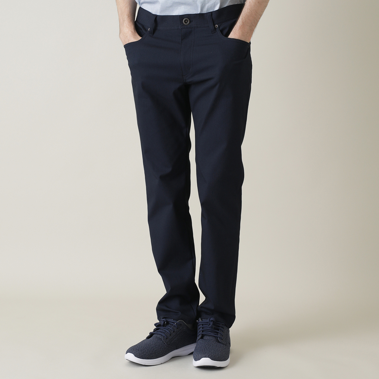 石川遼プロ着用】5ポケット カルゼストレッチ スリムパンツ(MENS)