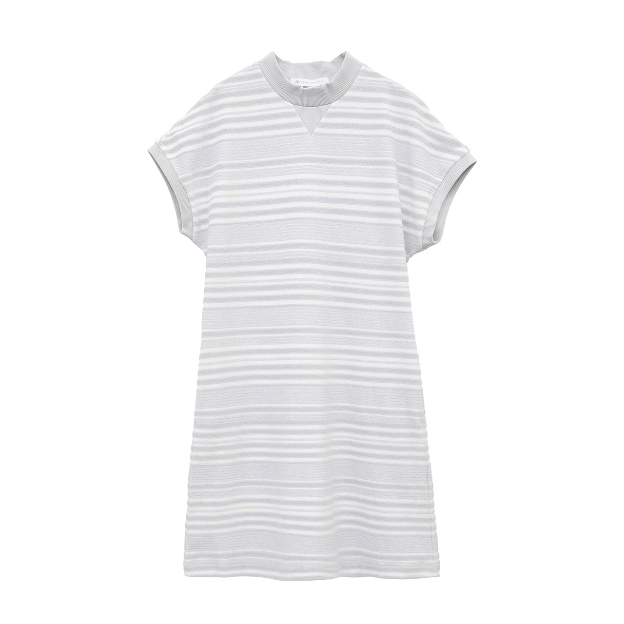 新品　レディース　tovho　ワンピース　パイル　フレンチスリーブ　ゴルフウェア パイルボーダー フレンチスリーブ ワンピース(WOMENS)