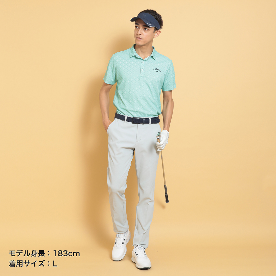 3点セット　キャロウェイ/ゴルフ/ポロシャツ Callaway キャロウェイゴルフ Golf インナー付き 半袖ポロシャツ