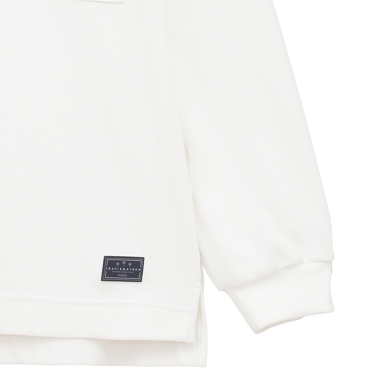 ネックプリント 長袖モックネック(MENS)