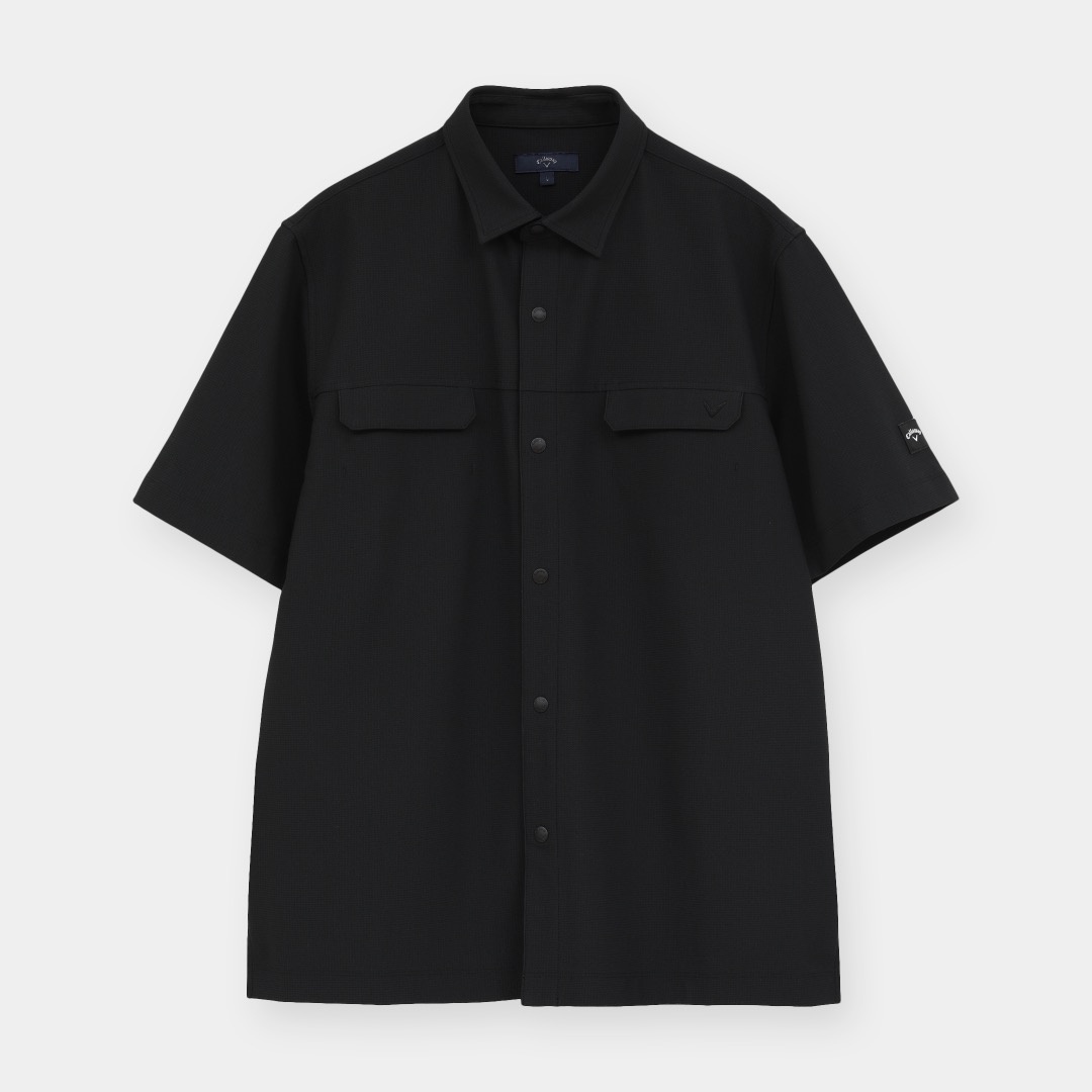 3℃かざあなフルオープン半袖シャツ (MENS)