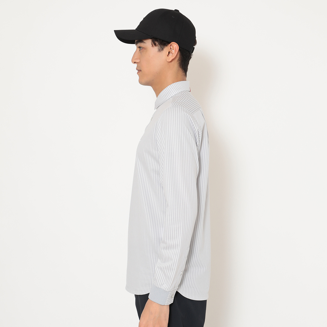 ストライプジャカードシャツ (MENS)