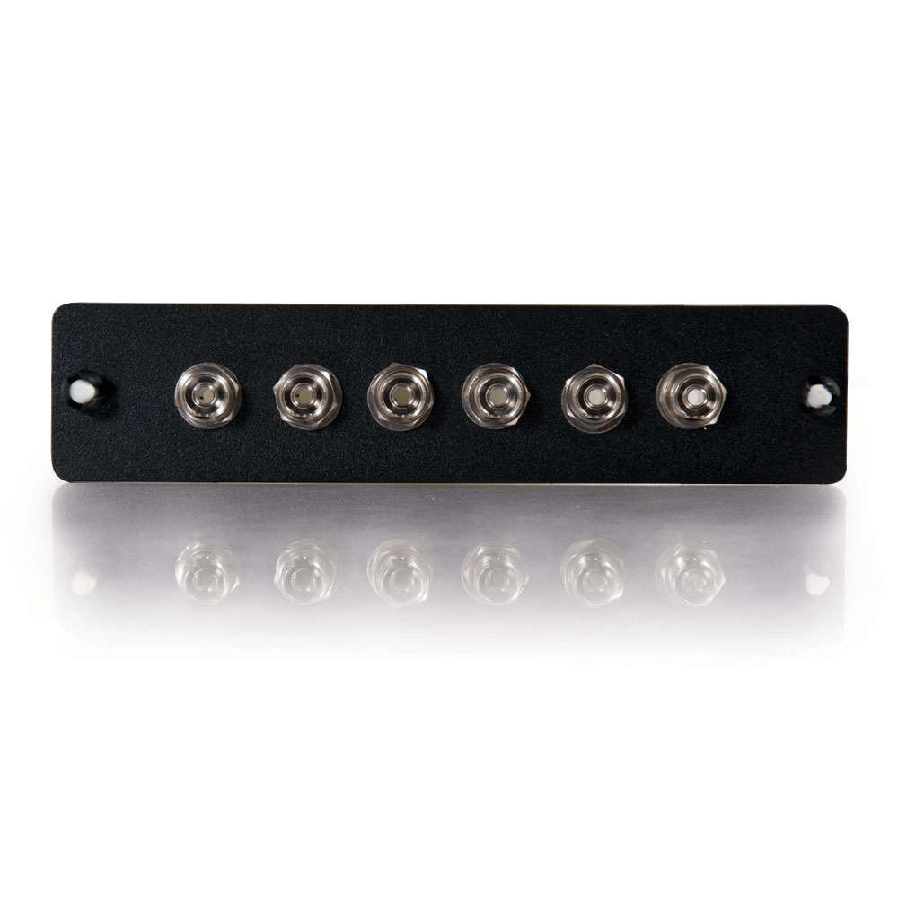 6-Strand, FC, PB Insert, Multimode/Single-Mode Adapter Panel