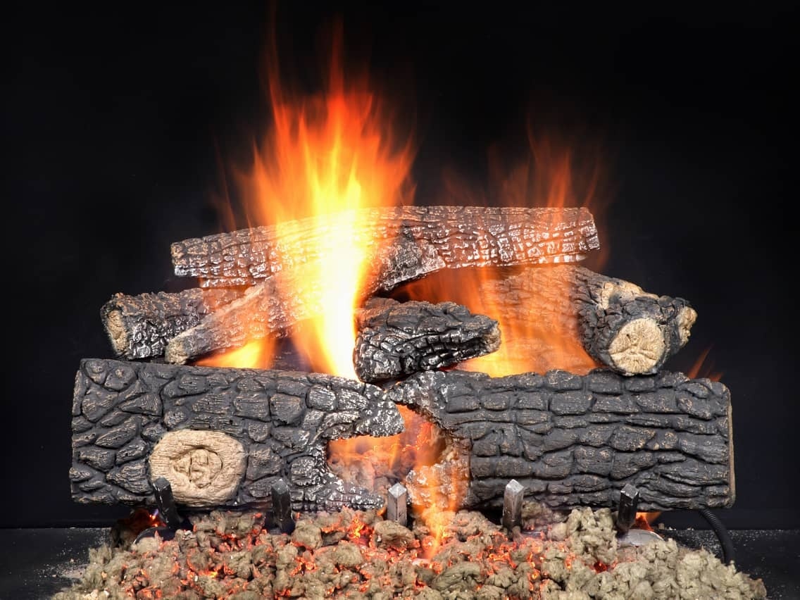 Outdoor Fireside Realwood Gas Log Set Heat & Glo