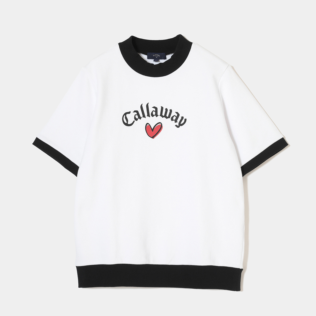 値下げ！キャロウェイ　Callaway 半袖スウェット Callaway キャロウェイ ゴルフウェア スウェット メンズ ロゴ