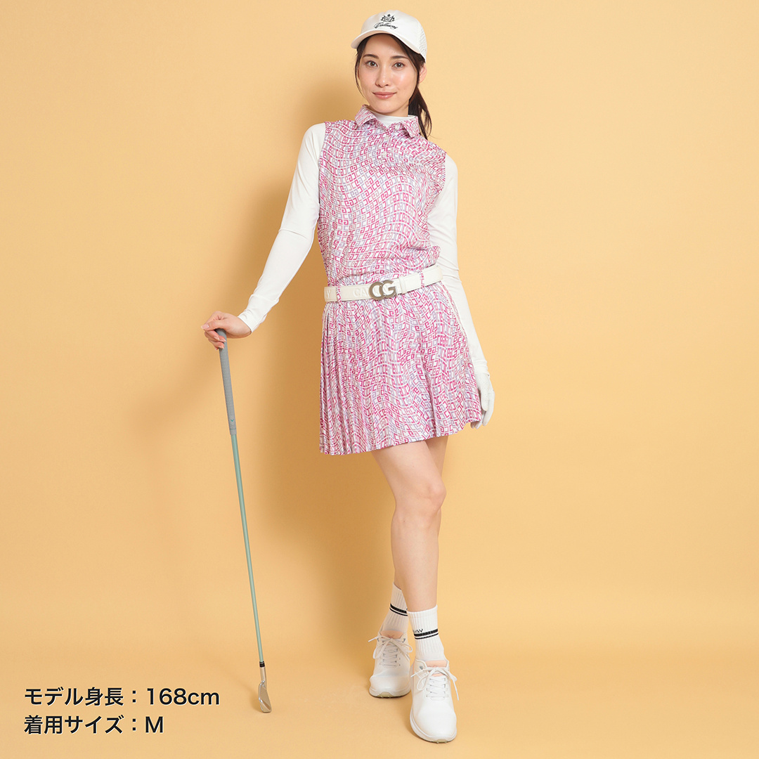ダイアグラム メッシュ プリーツスカート メッシュプリーツスカート A/C DESIGN BY ALPHA CUBIC｜クロス