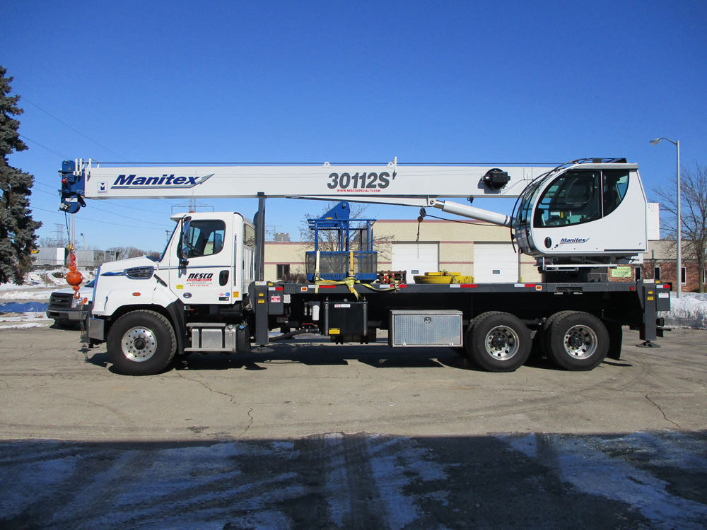 30 tons HiRail Boom Truck Rental Custom Truck One Source